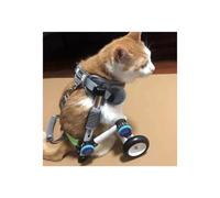 Pet Wheelchair for Dogs and CatsAdjustable Mobility Cart for Small and Medium Animals Rehabilitation Harness for Disabled Pets Leg Support Aid