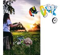 Pet Wheelchair for Small Dogs, Mobility Aid for Pets, Dog Cart for Rear Leg Support, Adjustable Canine Wheelchair, Help Your Disabled Dog Walk Again