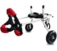 Pet Wheelchair Walk Dog Harness, Dog Stroller, Rear Support Wheelchair, Adjustable Stainless Steel Pet Dog Wheelchair, For Dog Cat Weak Paralyzed Hind Leg Any Large, Medium And Small Dog H (XS widen