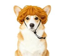 Pet Wig Adjustable Breathable Mesh Soft Funny