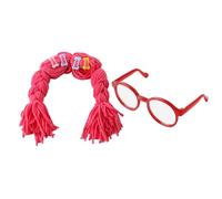 Pet Wig - Cat Costume, Puppy Glasses Accessory | Charming Role-play Headwear Crafted With Fun Features, Versatile Pet Wig Usage Supporting Kittens Puppies Holiday Party Christmas Carnival Phot