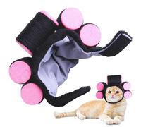 Pet Wig Curly Hair Headwear | Dog Hat Costume Cat Costume | Funny Dress-Up Wig for Dogs and Cats, Pet Cosplay Hat, partys Photo Prop for Halloween Christmas, Dog Wigs for Large Dogs and Cats