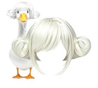 Pet Wig for Dogs, Fun, Breathable, Adjustable Mesh | Funny pet wig with breathable mesh and adjustable strap, lightweight costume accessory for dogs and cats on par