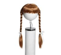 Pet Wig With Braids & Bangs Adjustable | Front Bangs Piece, Stretchy Adjustable Band, Lightweight Feel, Costume/party/photo Use