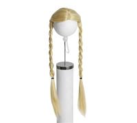 Pet Wig With Braids & Bangs Adjustable | Front Bangs Piece, Stretchy Adjustable Band, Lightweight Feel, Costume/party/photo Use