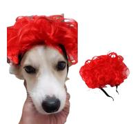 Pet Wigs, cat Head Covers, Cats and Dogs Dress up, Funny Headwear, pet Hats, Accessories
