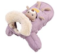 Pet Winter Clothing Warm Full Body Protections Easy On Off Design Machine Washable Padded Jackets For Dog Outdoor Walking Pet Jackets For Cold Weather