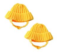 Pet Winter Hat for Tiny Animals Soft Knit Cap Ideal for Photo Shoots, and Warmth Knitted Pet Hat Dog Warm Winter Cap Costume Accessory Elastic Fit Puppy Kitten