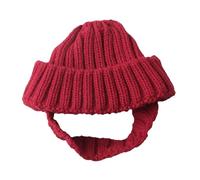 Pet Winter Hat for Tiny Animals Soft Knit Cap Ideal for Photo Shoots, and Warmth Knitted Pet Hat Dog Warm Winter Cap Costume Accessory Elastic Fit Puppy Kitten