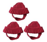 Pet Winter Hat for Tiny Animals Soft Knit Cap Ideal for Photo Shoots, and Warmth Knitted Pet Hat Dog Warm Winter Cap Costume Accessory Elastic Fit Puppy Kitten