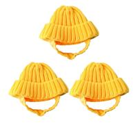 Pet Winter Hat for Tiny Animals Soft Knit Cap Ideal for Photo Shoots, and Warmth Knitted Pet Hat Dog Warm Winter Cap Costume Accessory Elastic Fit Puppy Kitten
