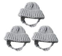 Pet Winter Hat for Tiny Animals Soft Knit Cap Ideal for Photo Shoots, and Warmth Knitted Pet Hat Dog Warm Winter Cap Costume Accessory Elastic Fit Puppy Kitten