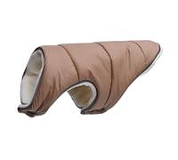 Pet Winter Jacket Fleece Reflective Vest Coat With Button Small Doggy Cozy Outdoor Girl(Light coffee,XL)