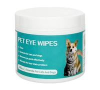 Pet Wipes - 100 Count Dog Eye Cleaner Wipes | Tear Stain Remover for Dogs, Convenient Cleaning Pads, Cleaning Wipes