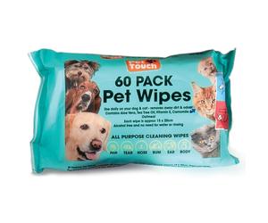 Pet Wipes All Purpose 60 Pack