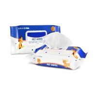 Pet Wipes All Purpose Pet Wipes for Dogs & Cats Alcohol Free Cleaning Wipes For Dogs & Cats (120 Wipes 2 Packs)