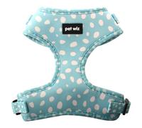 pet wiz Adjustable Dog Harness. Soft, Comfortable & Breathable in Adorable Designs. (Dotty About You, Small)