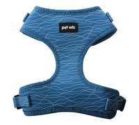 pet wiz Adjustable Dog Harness. Soft, Comfortable & Breathable in Adorable Designs. (Pawfect Waves, Medium)