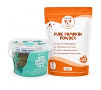 Pet Wiz Dog Digestive & Dental Support Bundle - 250g Natural Seaweed Meal & 250g Pure Pumpkin Powder, Natural Daily Food Toppers, Scoop Included