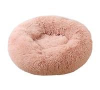 pet wiz Soft Calming Donut Bed - Premium Quality For Dogs & Cats - Anxiety Relief - 50cm, 80cm, 100cm - 6 Colours Available (100cm, Pink)