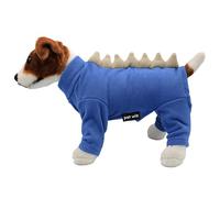 pet wiz Warm Four-Legged Dog Fleece - Super Soft, Weather-Resistant, Available in a Range of Sizes and Colours (Blue (Spikes), XXL)