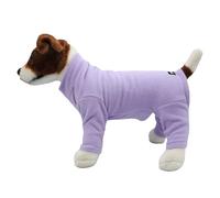 pet wiz Warm Four-Legged Dog Fleece - Super Soft, Weather-Resistant (Lilac, Medium)