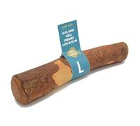 pet wiz Wood Dog Chews | Helps Oral Hygiene, Provides Mental Stimulation and Reduce Stress | Natural, Durable, and Sustainable (Large, Olive Wood)