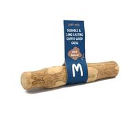 pet wiz Wood Dog Chews | Helps Oral Hygiene, Provides Mental Stimulation and Reduce Stress | Natural, Durable, and Sustainable (Medium, Coffee Wood)