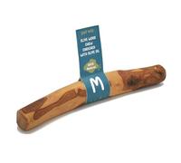 pet wiz Wood Dog Chews | Helps Oral Hygiene, Provides Mental Stimulation and Reduce Stress | Natural, Durable, and Sustainable (Medium, Olive Wood)