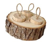 Pet Wood Feeder Entertainment Collecting Toy Rabbit Treats Dispenser Hamster Funny Training Pets Collection