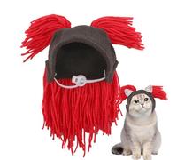 Pet Wool Hat, Cat Clothes Pet Clothes - Handmade Adjustable Cat Headwear - Funny Puppy Dog Cat Costumes for Halloween, com
