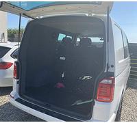 Pet World Small 38" Sloped Car Dog Crate - Compatible with Volkswagen VW T6 Van - UK Designed Boot Crate - High Carbon Steel Travel Cage - Emergency Escape Hatch - Folds Flat - Free Comfort Mat