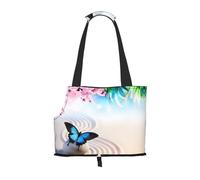 Pet-Zen Design Butterfly print portable bag, lightweight and breathable, suitable for taking small pets out.