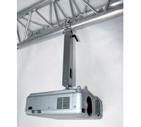 Peta ceiling mount with steel ball joint for trusses, including half coupler, 15 cm