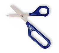 PETA Easi-Grip Children's Long Loop Scissors - Stainless Steel and Long Loop Handle - Self Opening - Ergonomic Grip to Increase Stability - Ideal for Anyone with Poor Hand Control, Weak Grip and Joint Problems - 45mm Rounded Blade