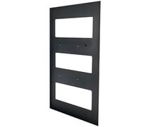 PeTa interior retaining plate for Display QM85C on existing portal bracket