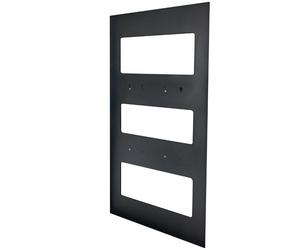 PeTa interior retaining plate for Display QM85C on existing portal bracket