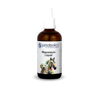 Petabolics Magnesium Supplement for Dogs, Cats, and Horses - 100ml Liquid - Supports Muscle, Bone, and Nerve Health
