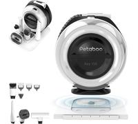 Petaboo 5-in-1 Cordless Vacuum Pet Grooming Kits A150- Brushless Motor, 13KPa Suction, Low Noise, 2.2L Dust Chamber - White