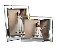 PETAFLOP Photo Frames 7x5 Glass for Family Office Table Decorations Set of 2