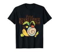 Petal Adventures Snail Ladybug Nature Cute Cartoon T-Shirt