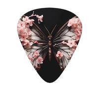 Petal Bloom Butterfly Patterned guitar picks - (thin/medium/thick) free to choose, suitable for all kinds of string instruments,