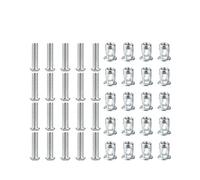Petal Expansion Rivet Nut, Petal Rivet Nuts For Car License Plate Silver Black M4 M5 M6 M8 20pcs Set(20pcs M8 set)