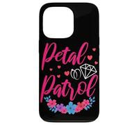 Petal Patrol Flower Girl Wedding Party Floral Case for iPhone 13 Pro