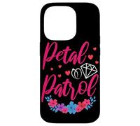 Petal Patrol Flower Girl Wedding Party Floral Case for iPhone 14 Pro