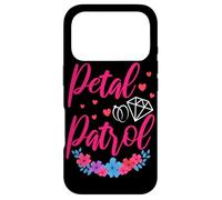 Petal Patrol Flower Girl Wedding Party Floral Case for iPhone 17 Pro