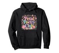Petal Poetry Club Floral Aesthetic Design Pullover Hoodie