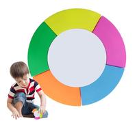 Petal Shape Highlighters - Multicolour Fluorescent Markers, Cute Tyre Style Highlighters | Office Supplies in the Classroom for Students, Teachers, Notes, Homework, Learning, F