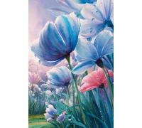 Petal Symphony: Watercolor Notebook: 110 Pages of Harmonious Floral Art for Writing, Sketching, and Reflection