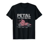 Petal to the Metal Racing Flower Car Plant Parent novelty T-Shirt